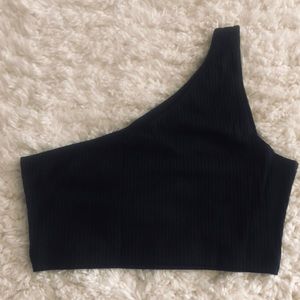 Victoria Secret One Shoulder cropped workout Tank